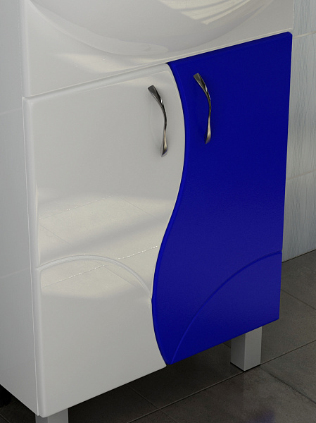 Тумба под раковину VIGO Alessandro 50 см tn.ALE.UYU.55.2D син