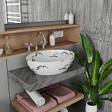 Умывальник Point Артемида 51 PN43151WB овальный, белый