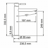 Смеситель для раковины Wasserkraft Main 4103H