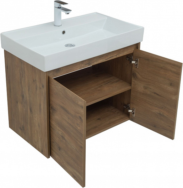 Мебель для ванной Aquanet Nova Lite 75 дуб рустикальный (2 дверцы) 00302537