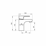 Смеситель "Koller Pool" ROUND Arc  для раковины