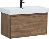 Тумба под раковину Aquanet Nova Lite 90 дуб рустикальный (1 ящик) 00249517