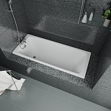 Ванна чугунная Delice Biove 1700х750, с ручками