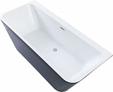 Акриловая ванна Aquanet Family Perfect 170x75 13775 Matt Finish (панель Black matte) 13775-MW-MB