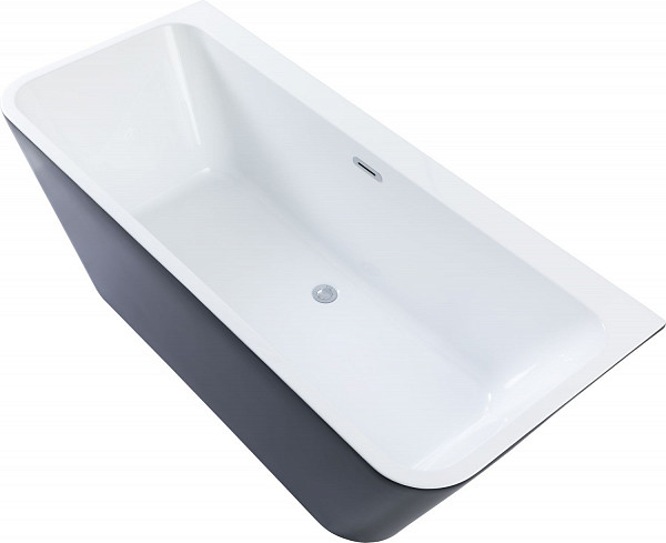 Акриловая ванна Aquanet Family Perfect 170x75 13775 Matt Finish (панель Black matte) 13775-MW-MB