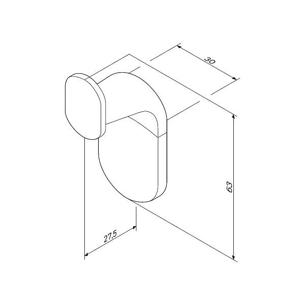 A84345522 X-Joy Крючок для полотенец (2 шт)
