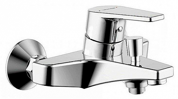 Смеситель для ванны c коротким изливом Bravat Line F65299C-1