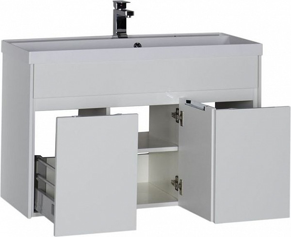 Тумба под раковину Aquanet Латина 100 белый 00179637