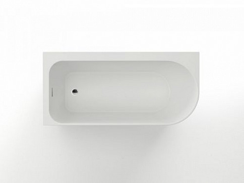 Ванна акриловая Azario LUTON 1700x800x580 свободностоящая, в комплекте с сифоном и металлической рамой, ЛЕВАЯ, белая (LUT17080 L)