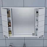 Зеркальный шкаф Родос 100, со светом Санта 106018