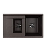 Мойка для кухни Aquaton Делия 87 кофе 1A716232DE280