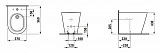 Биде напольное Laufen Kartell 8.3233.1.000.302.1