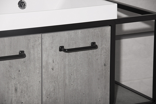 Тумба напольная Style Line Лофт 80/100 Бетон, под раковину