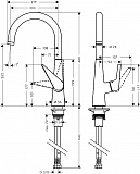 Смеситель для кухни HANSGROHE Talis S 260 72810000