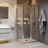Душ.ограждение GR-9090 Аdvans (90*90*190) квадрат, складывающаяся дверь из двух частей 2 места