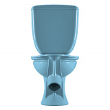 Унитаз-компакт Santeri Виктория голубой 1.P301.6.S06.00B.F