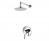 Встраиваемый комплект для душа с верхней душевой насадкой Wasserkraft A12429