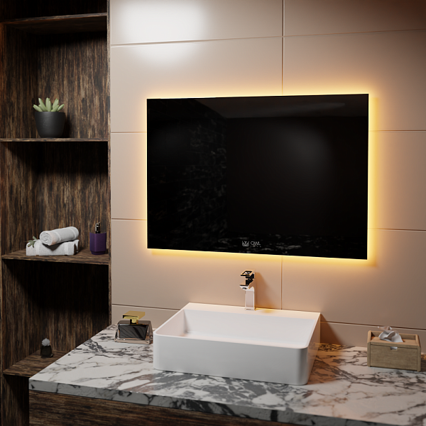 Line Н Зеркало с LED подсветкой и сенсором, 1000х700