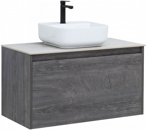 Тумба под раковину Aquanet Nova Lite 90 дуб рошелье (1 ящик) 00242269