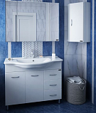 Зеркальный шкаф Стандарт 100, трельяж, фацет Санта 113012