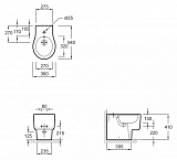 Биде напольное Jacob Delafon Formilia Viragio E4775-00