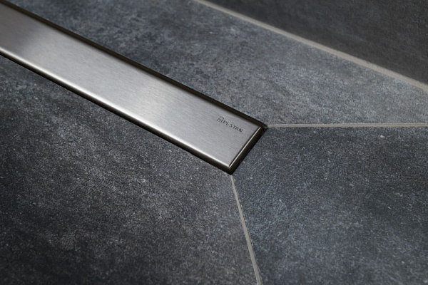 Душевой поддон под плитку Confluo Board UNI 900 со встроенный лотком Frameless Line 550 Pestan