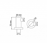 Встраиваемый комплект для душа с верхней душевой насадкой и лейкой Wasserkraft A14129