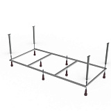 М12 Каркас сварной + установочный комплект 150*70 Бетта MIRSANT "Premium" NEW без сифона