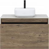 Тумба под раковину Aquanet Nova Lite 90 дуб рустикальный (1 ящик) 00249517