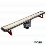 Душевой лоток Pestan Confluo Premium Line 300 White Glass Gold