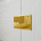 Клавиша смыва Point Афина PN44041G для инсталляции, золото