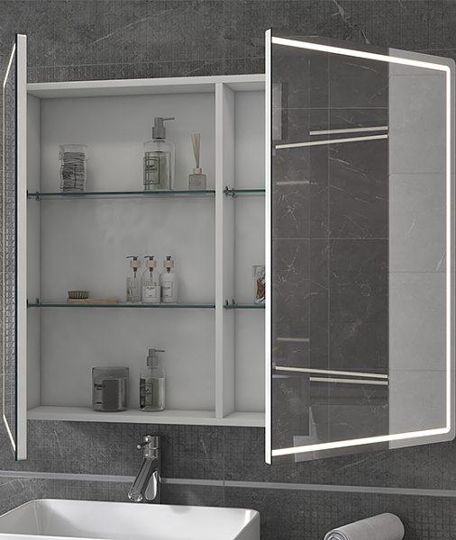 Зеркальный шкаф VIGO Geometry 100 см zsh.GEO.100.El