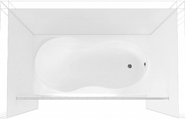 Карниз для ванны Aquanet прямой 180 00157486