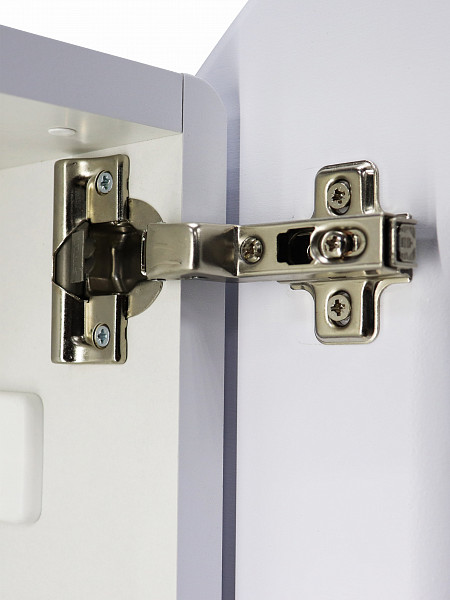 Зеркало-шкаф Континент "Torneo White LED" d 600 с подсветкой