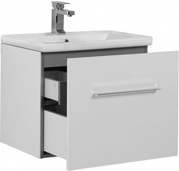 Тумба с раковиной Aquanet Порто 60 белый 00212576