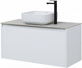 Тумба под раковину Aquanet Nova Lite 100 белый (1 ящик) 00242580