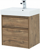 Тумба под раковину Aquanet Nova Lite 60 дуб рустикальный (2 ящика) 00249512