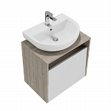 Тумба Kerama Marazzi PRO подвесная 1 ящик 60, белая глянцевая