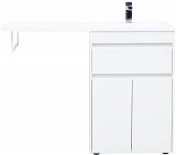 Тумба под раковину Aquanet Токио 58 белый (напольная, 1 ящик, 2 дверцы) 00237745