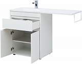 Тумба под раковину Aquanet Токио 68 белый (напольная, 1 ящик, 2 дверцы) 00237746