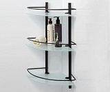 Полка стеклянная тройная Wasserkraft K-3633