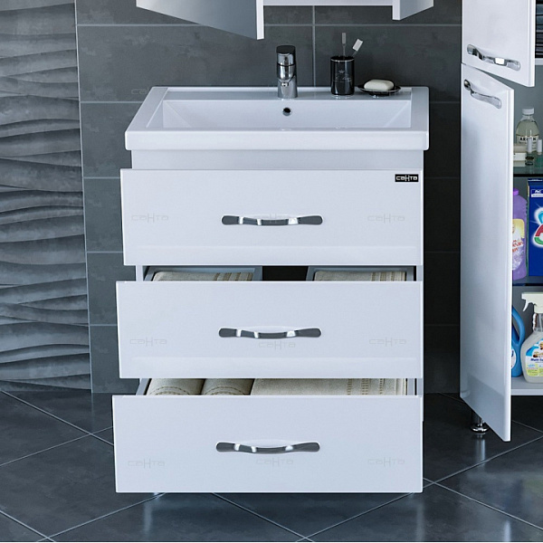 Тумба под раковину Виктория 70 напольная Санта 700124N