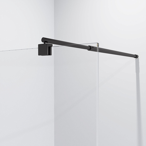 Душ. перегородка NG-683-70 BLACK (70x195), 1 место