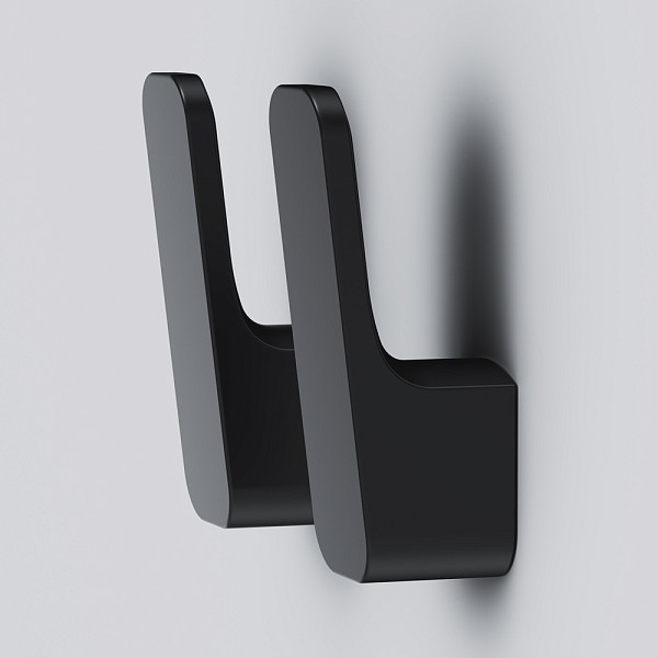 A8F35622 Func Набор Крючков для полотенец, 2 шт, черный