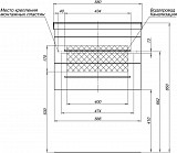 Комплект мебели для ванной Aquanet Нота 58 белый (камерино) 00287700