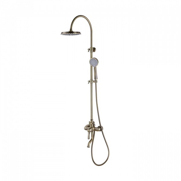 Смеситель для ванны с верхним душем, Oldie, IDDIS, OLDBR3Fi06