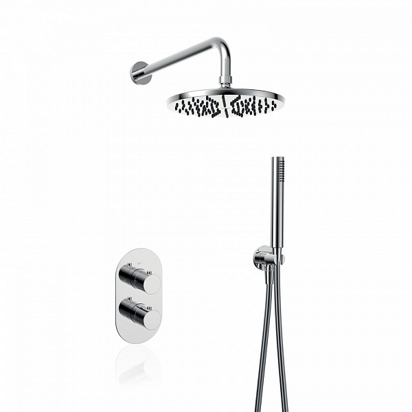 Душевая система "Koller Pool" CTR023  с термостатом скрытого монтажа