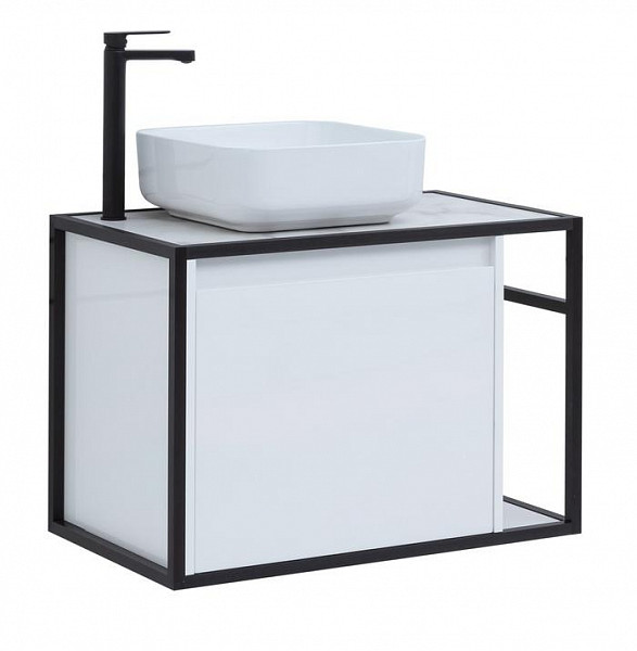 Тумба под раковину Aquanet Nova Lite Loft 75 L белый 00261650