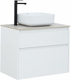 Тумба под раковину Aquanet Nova Lite 75 белый (2 ящика) 00242272