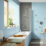 Душевая стойка Hansgrohe Showerpipe 280 1jet с термотатом для ванны 27687000